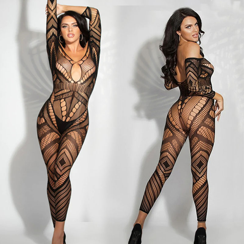 Bas de corps en résille pour f - Bodystocking Fishnet avis et prix