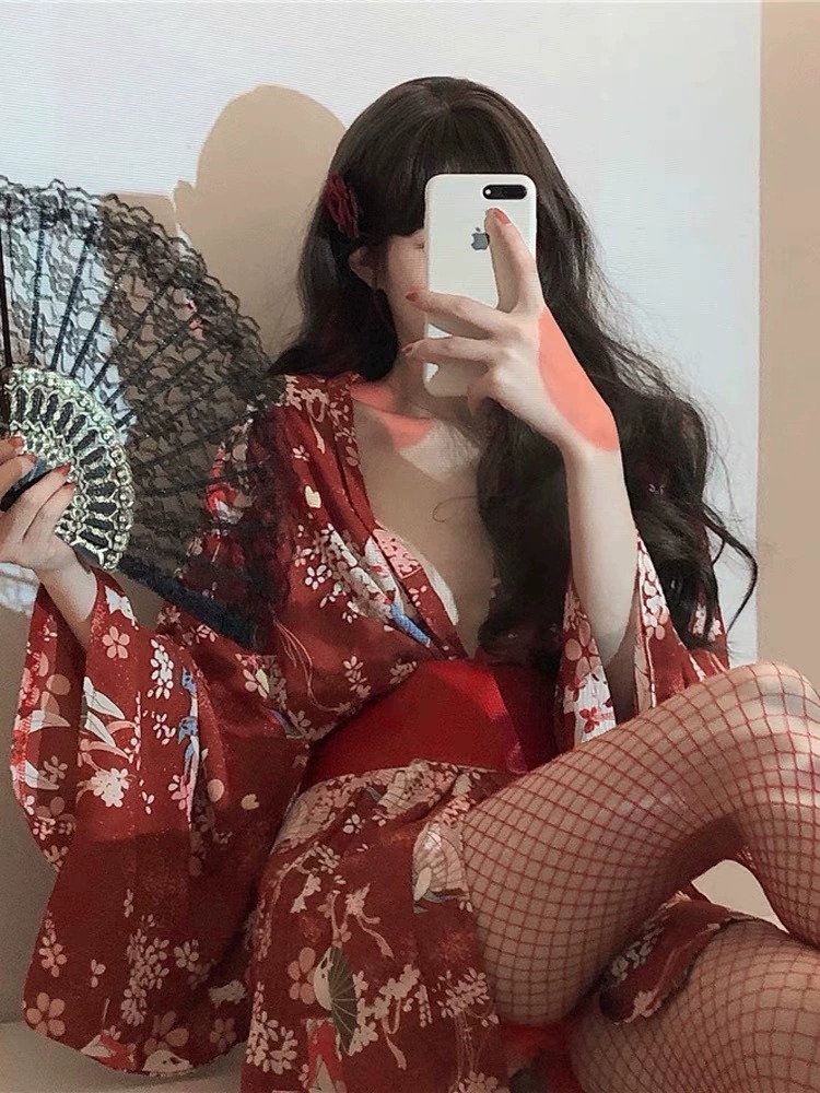 Kimono japonais sexuel, vêteme - Robe Silk Women avis et prix