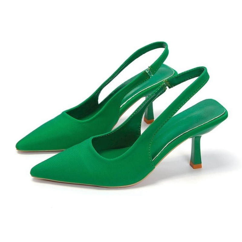 Escarpins élégants à bout poin - Slip Dress Satin avis et prix