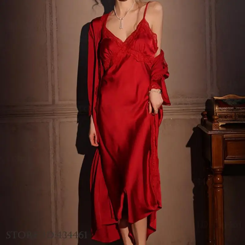 Femme longue Robe 2 pièces ens - Robe Silk Women avis et prix