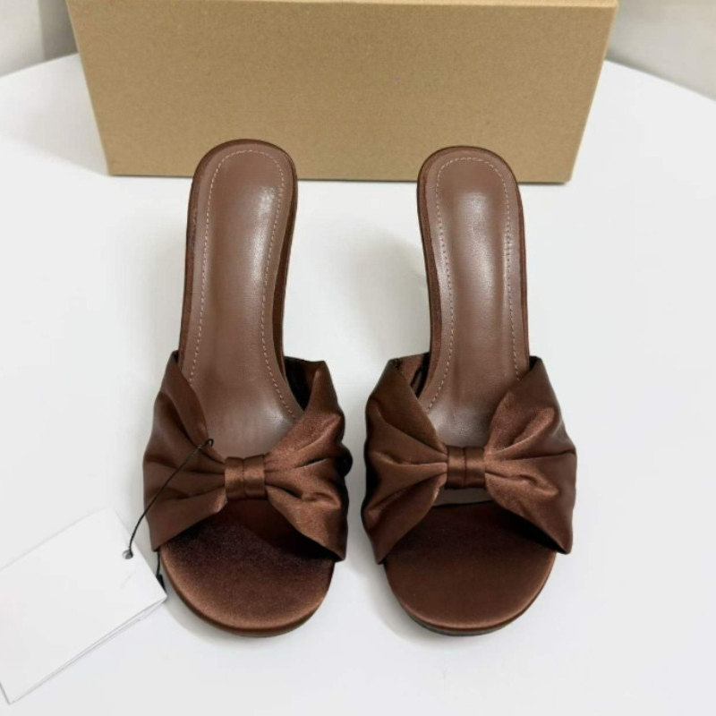 Mules à talons hauts en satin  - Slip Dress Satin avis et prix